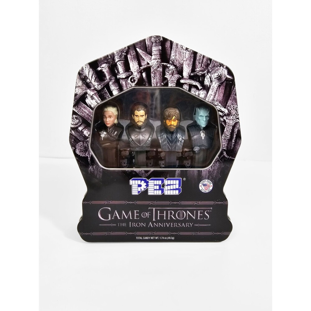 PEZ Game of Thrones The Iron Anniversary Gift Set 4 Dispensers & Candy 1.74 oz